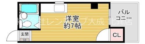 ハイツディーセントの間取り