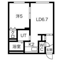 CASA東区役所前の間取り