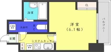北海道札幌市中央区南二条西6丁目(マンション)の賃貸物件の間取り