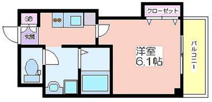 みおつくし岸里Ⅱの間取り