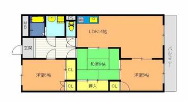 物件の間取り画像