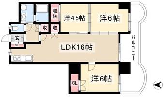 H・S TOWN410の間取り