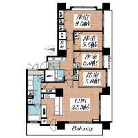 北海道札幌市中央区南五条西14丁目(マンション)の賃貸物件の間取り
