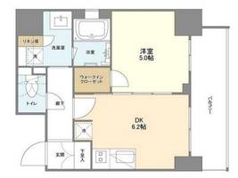 エステムコート北堀江Ⅱの間取り