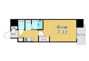 PARK HILLS今里蘭の間取り