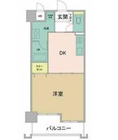 大阪府堺市堺区向陵中町4丁(マンション)の賃貸物件の間取り