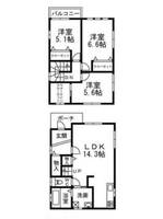物件の間取り画像