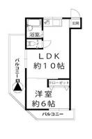大阪府堺市堺区甲斐町東4丁(マンション)の賃貸物件の間取り