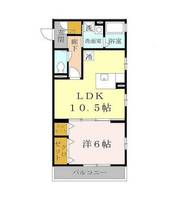 大阪府堺市西区鳳中町7丁(アパート)の賃貸物件の間取り