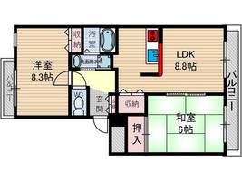 物件の間取り画像