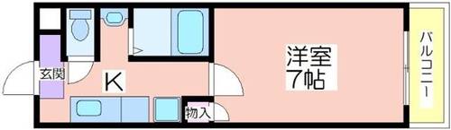 ジュネス住之江の間取り