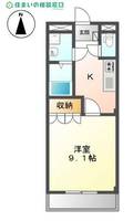 愛知県碧南市浅間町4丁目(アパート)の賃貸物件の間取り