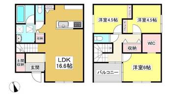 物件の間取り画像