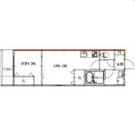 大阪府堺市堺区北向陽町1丁(アパート)の賃貸物件の間取り