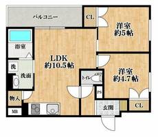 物件の間取り画像