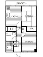 大阪府堺市堺区戎之町東3丁(マンション)の賃貸物件の間取り