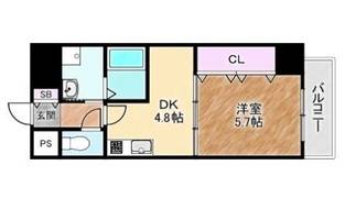 大阪府堺市堺区宿院町西3丁(マンション)の賃貸物件の間取り