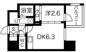 エスグランデ難波グランツの間取り