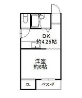 大阪府堺市堺区戎之町東1丁(マンション)の賃貸物件の間取り