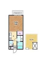 大阪府堺市堺区東雲西町3丁(アパート)の賃貸物件の間取り