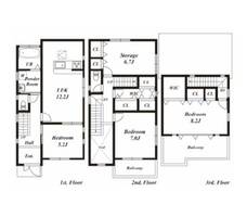 大阪府堺市堺区宿院町西1丁(一戸建)の賃貸物件の間取り