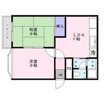 大阪府堺市西区鳳北町4丁(マンション)の賃貸物件の間取り