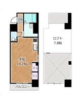 大阪府堺市北区金岡町(マンション)の賃貸物件の間取り