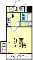 大阪府堺市堺区中之町東2丁(マンション)の賃貸物件の間取り
