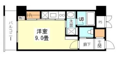 大阪府堺市北区北花田町2丁(マンション)の賃貸物件の間取り