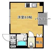 大阪府大阪市東淀川区南江口2丁目(マンション)の賃貸物件の間取り