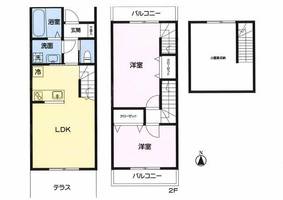 福岡県久留米市三潴町高三潴(アパート)の賃貸物件の間取り