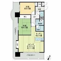 福岡県久留米市小頭町(マンション)の賃貸物件の間取り