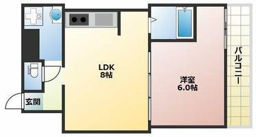 ウスヰマンションの間取り