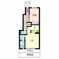大阪府和泉市上代町(アパート)の賃貸物件の間取り