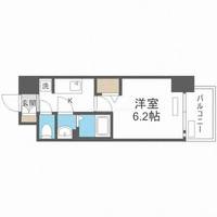 プレサンス天神橋筋六丁目ヴォワールの間取り