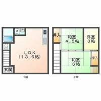 兵庫県神戸市垂水区城が山1丁目(一戸建)の賃貸物件の間取り