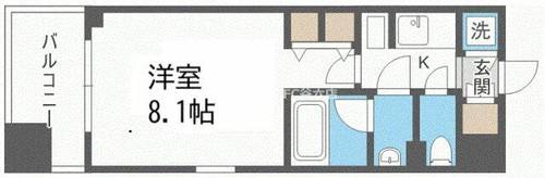 エスティメゾン京橋の間取り