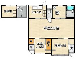 物件の間取り画像