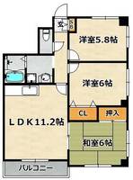 物件の間取り画像
