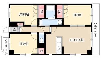 物件の間取り画像