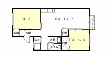 物件の間取り画像