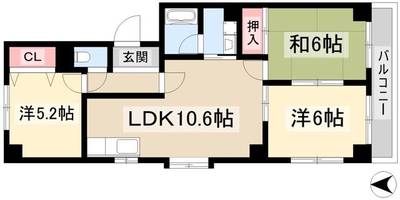 物件の間取り画像