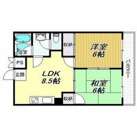 マンション和泉第三203の間取り