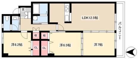物件の間取り画像