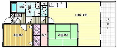 レジデンス佃の間取り