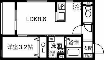 物件の間取り画像