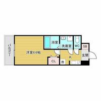 S-RESIDENCE上新庄ascentの間取り