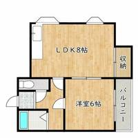 大阪府羽曳野市西浦4丁目(アパート)の賃貸物件の間取り