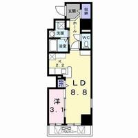 シェーナ下到津901の間取り
