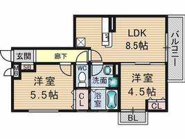 物件の間取り画像